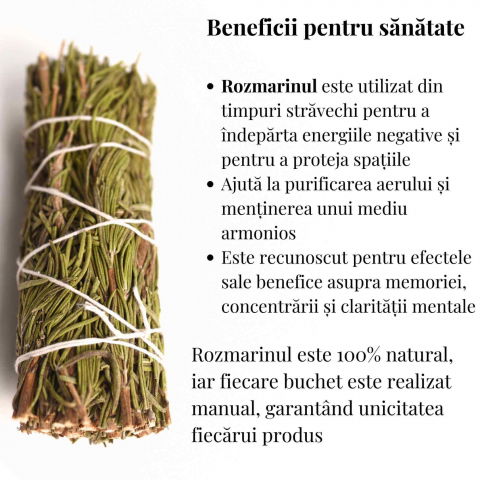 Buchet Rozmarin - Claritate Mentala si Protectie Energetica [2]