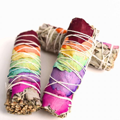 Buchet Salvie Alba California cu 7 Chakre - Echilibru si Vindecare [1]