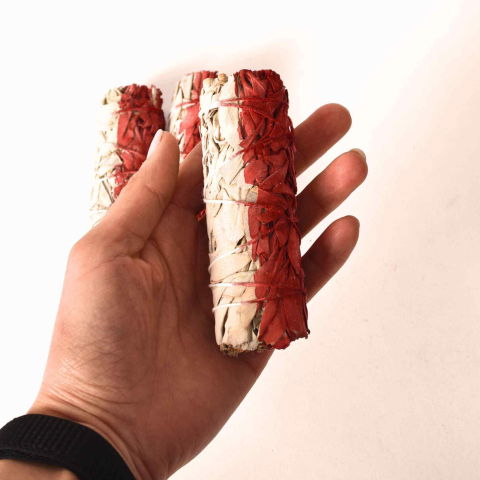 Salvie Alba cu Sangele Dragonului – Buchet Ritualic pentru Purificare si Protectie [1]