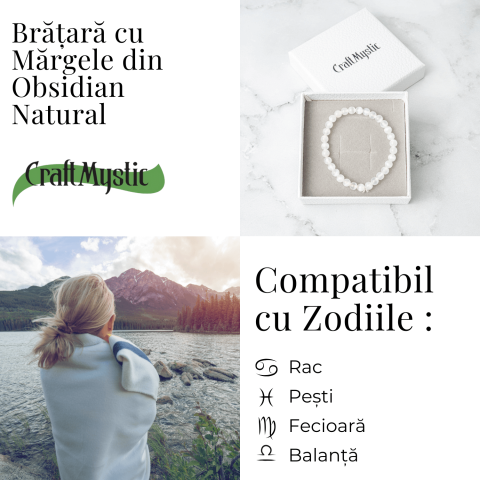 Purificare si Liniste – Bratara din Selenit Natural 6mm [4]