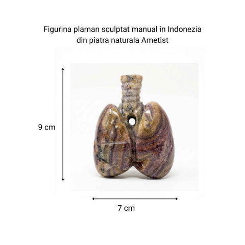 Cana din Ametist Chevron cu suport – Un ritual al rafinamentului spiritual [3]