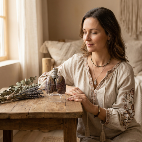 Cana din Ametist Chevron cu suport – Un ritual al rafinamentului spiritual [1]