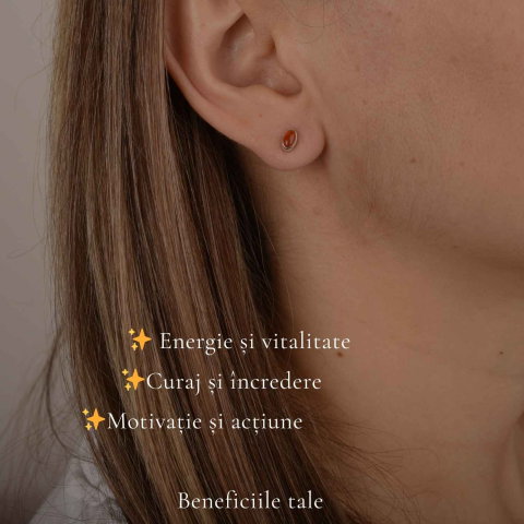 Cercei argint 925 cu carneol oval – energie si incredere [2]