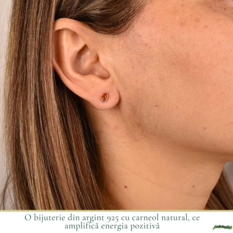 Cercei argint 925 cu carneol oval – energie si incredere [1]