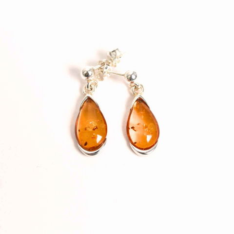 Cercei Argint 925 cu Chihlimbar - Eleganta si Protectie Naturala [0]