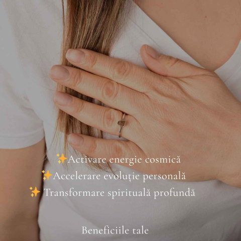 Inel Argint 925 cu Moldavit Brut Neregulat – Transformare si Claritate [2]