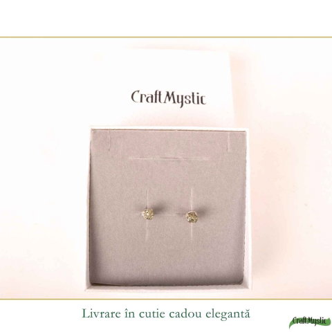 Cercei argint 925 cu Pirita bruta – protectie si incredere autentica [5]