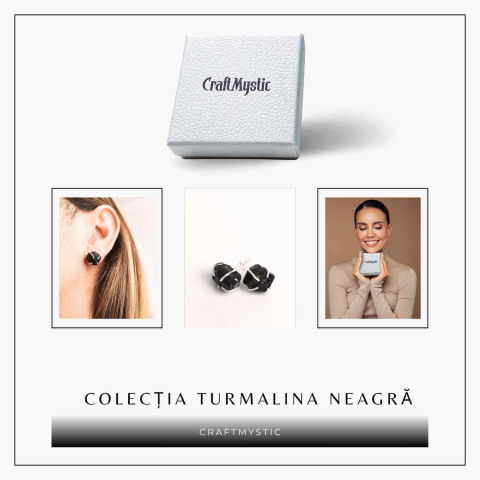 Cercei cu Turmalina Neagra Bruta – Protectie si Stabilitate [5]