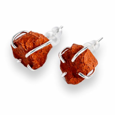 Cercei - Talisman pentru impamantare si putere interioara – Cercei cu Jasp Rosu