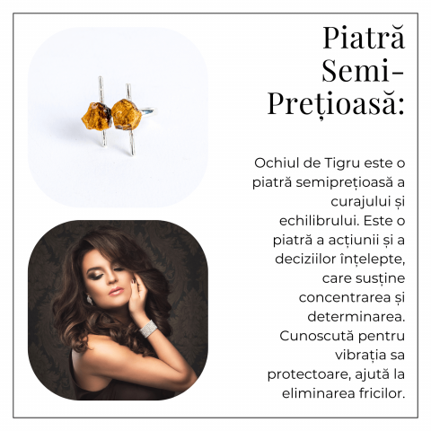 Focus si incredere in sine – Inel cu ochi de tigru brut [5]