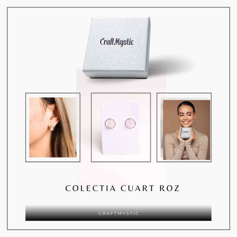 Cercei cu Cuart Roz – Iubire si Vindecare Emoționala [5]