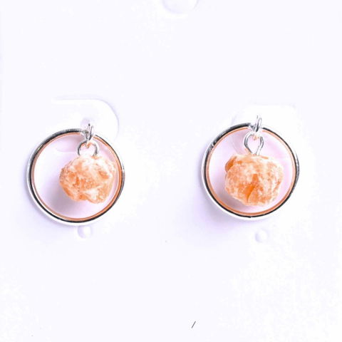 Alte cristale - Cercei cu Calcit Brut – Energie Pozitiva si Echilibru