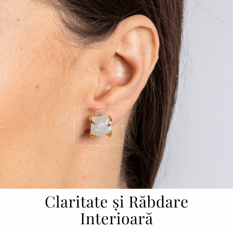 Talismanul Claritatii – Cercei cu Piatra Acvamarin Naturala [1]