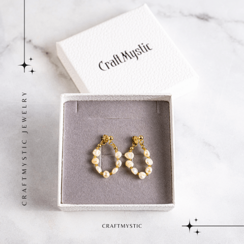 Imperfectiunea care fascineaza – Cercei cu perle baroc naturale [6]