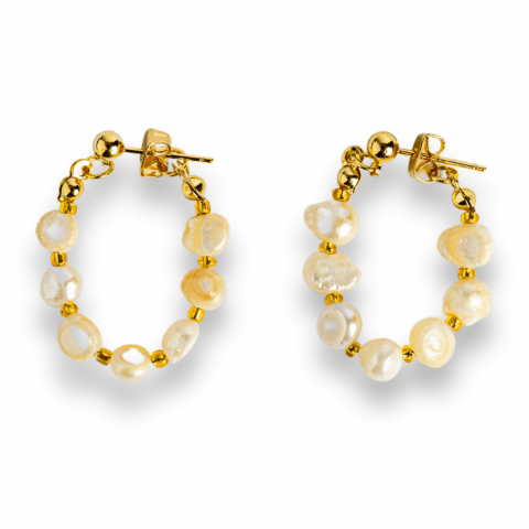 Pesti - Imperfectiunea care fascineaza – Cercei cu perle baroc naturale