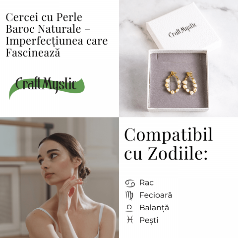 Imperfectiunea care fascineaza – Cercei cu perle baroc naturale [5]