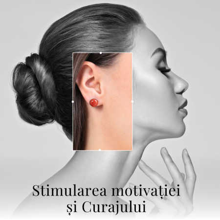 Cercei Eleganti cu Carneol Natural, inchidere pe surub, pentru energie si curaj [2]