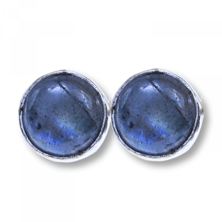 Cercei Eleganti cu piatra Labradorit Natural inchidere pe surub, pentru echilibru si protectie [8]