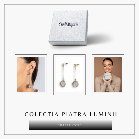 Piatra Luminii – Cercei cu Druzy pentru echilibru si frumusete [7]