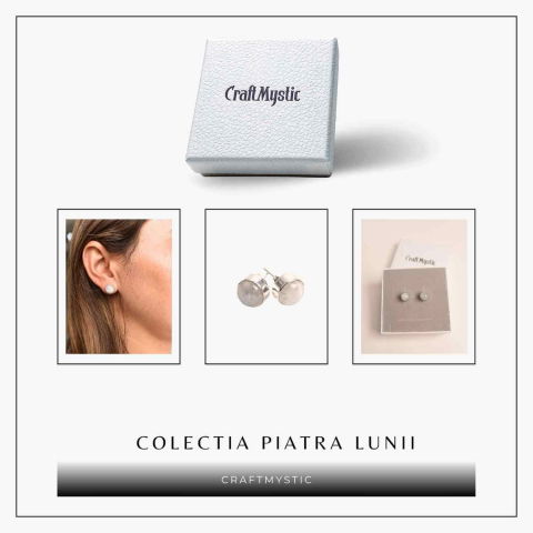 Cercei cu Piatra Lunii Curcubeu - Echilibru si Inspiratie [7]