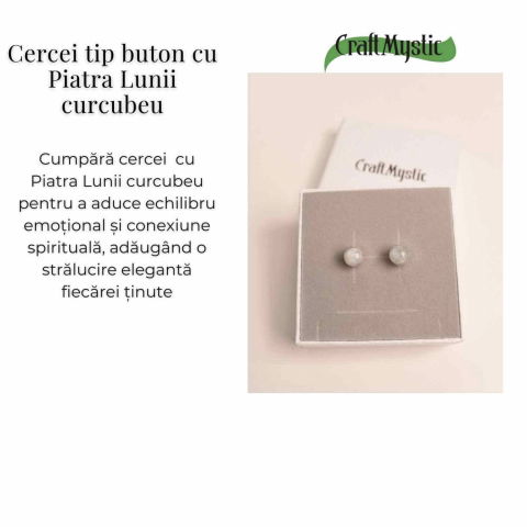 Cercei cu Piatra Lunii Curcubeu - Echilibru si Inspiratie [5]