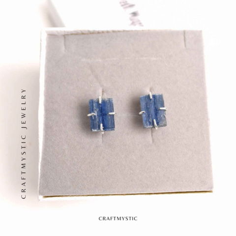 Cercei cu Kianit (Cianit) Albastru – Echilibru si Claritate Mentala [5]