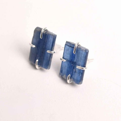 Alte cristale - Cercei cu Kianit (Cianit) Albastru – Echilibru si Claritate Mentala