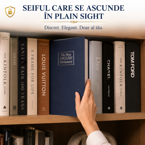 Seif Tip Carte cu Inchidere Cifru – Protectie Discreta pentru Obiecte de Valoare [3]