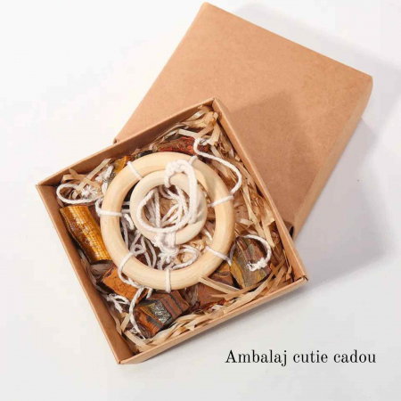 Clopotel de Vant cu Ochi de Tigru - Armonie, Energie si Rafinament in Casa Ta [4]