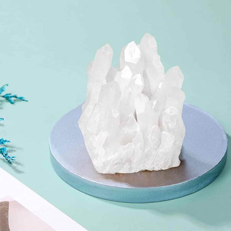 Cluster cristale de stanca transparent natural Piatra semipretioasa pentru decoratiuni si vindecare energetica [6]