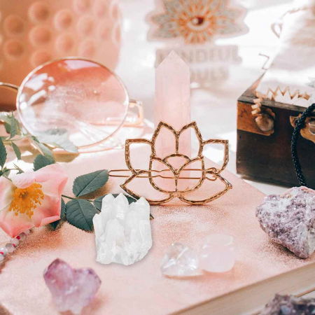 Cluster cristale de stanca transparent natural Piatra semipretioasa pentru decoratiuni si vindecare energetica [4]