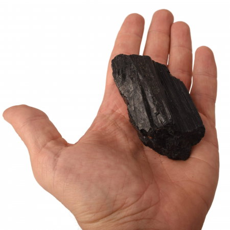 Cristal natural unicat de vindecare Turmalina neagra pietre brute 8-9 cm  - Pentru energie pozitiva, protectie [2]