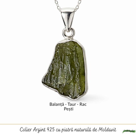 Colier argint 925 cu moldavit brut neregulat – transformare si claritate interioara [4]
