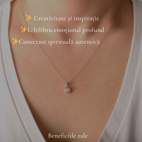 Colier Argint 925 cu Opal Etiopian Lacrima – Intuitie si Echilibru Emotional [2]