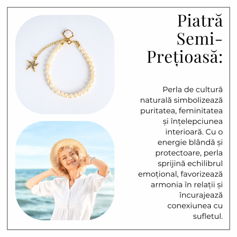 Bratara eleganta cu perle si scoica – Inspirata din adancurile oceanului [4]