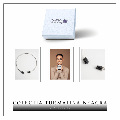 Colier Choker Turmalina Neagra - Protectie Energetica si Echilibru Spiritual [6]