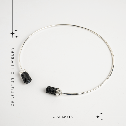 Colier Choker Turmalina Neagra - Protectie Energetica si Echilibru Spiritual [7]