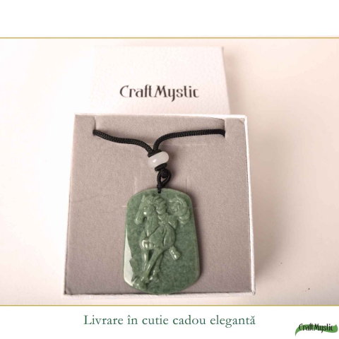 Colier cu Jad Natural in Forma de Cal – Libertate, Armonie si Prosperitate [5]