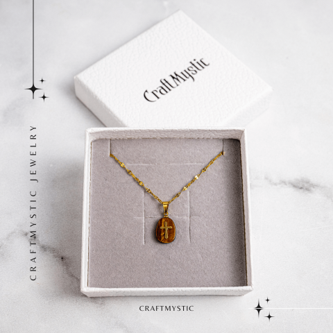 Bijuterie cu Energie si Credinta – Ochi de Tigru si Cruce [6]