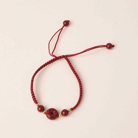 Set bratara pentru mana si picior cu cristal natural Cinabru Feng Shui [2]