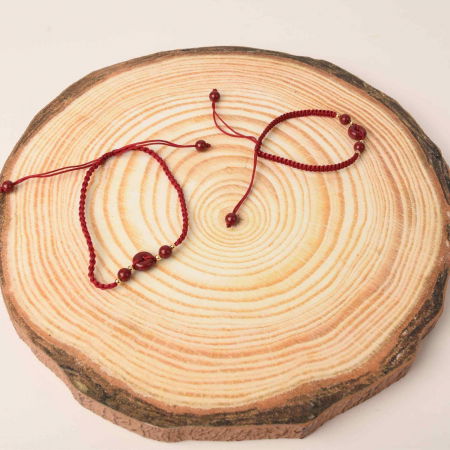 Set bratara pentru mana si picior cu cristal natural Cinabru Feng Shui [1]