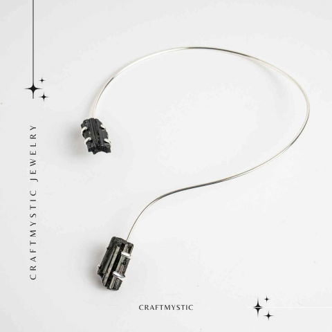 Colier Choker Turmalina Neagra - Protectie Energetica si Echilibru [7]