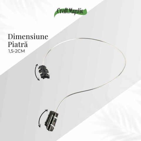 Colier Choker Turmalina Neagra - Protectie Energetica si Echilibru [4]