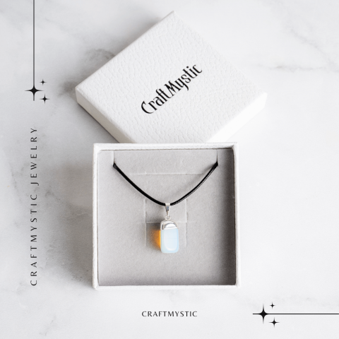 Colier cu piatra rulata de Piatra Lunii – Incredibil echilibru emotional [7]