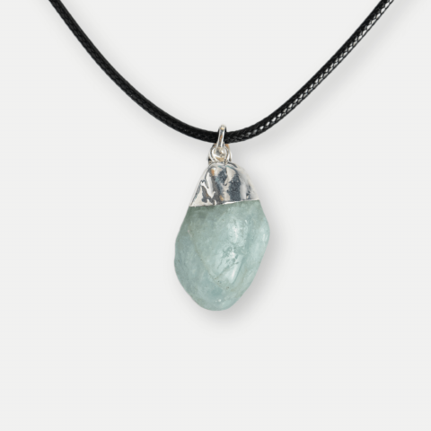 Bijuterii Semiprețioase - Colier cu Acvamarin pentru Calm, Claritate si Curaj