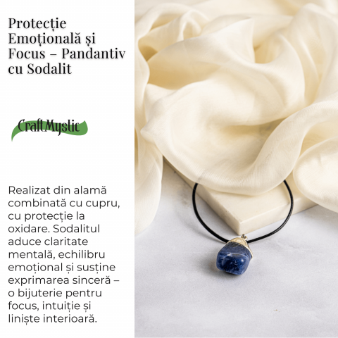 Protectie Emotionala si Focus – Pandantiv cu Sodalit [2]
