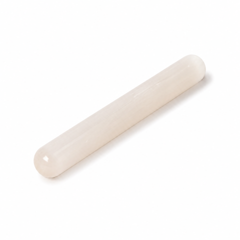 Protectie - Bat din Selenit Natural – Purificare Energetica, Claritate si Echilibru Interior