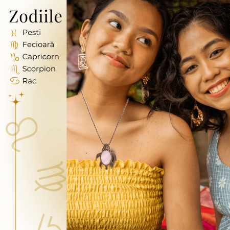 Colier Ajustabil Handmade cu Cristal de Cuart Roz in Broscuta Impletita – Lungime Maxima 45 cm [5]