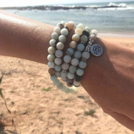 Colier - Bratara Mala cu 108 Margele 8mm din Pietre Naturale Tianhe Claritate Mentala, Protectie energii negative [3]