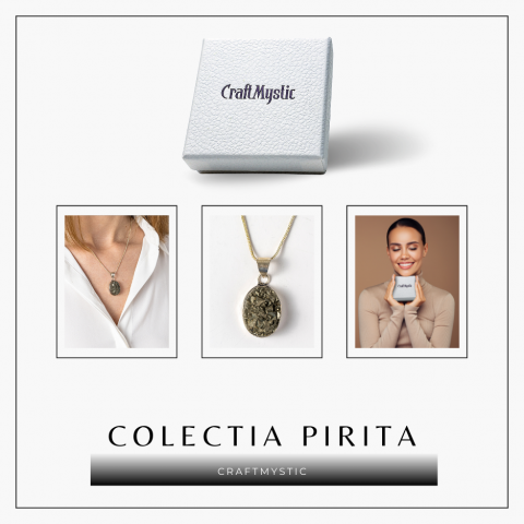 Colier Pirita Ovala – Protectie si Energie Pozitiva [6]